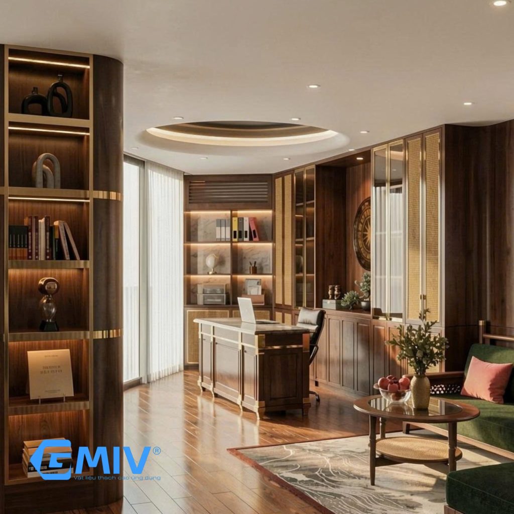 Trần giật cấp tròn GRG chuẩn form – ảnh 7