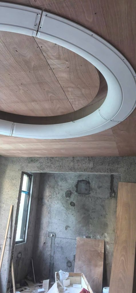 Công trình trần giật cấp tròn GRG Vô Cực – ảnh 5