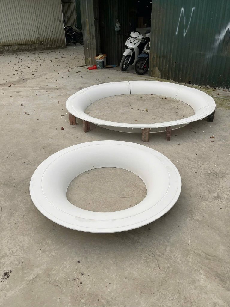 Công trình trần giật cấp tròn GRG Vô Cực – ảnh 6