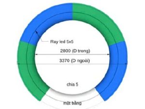 Trần tròn GRG A-13# – hoàn thiện – Vô Cực GRG