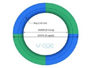 Trần tròn GRG A-8# – hoàn thiện – Vô Cực GRG