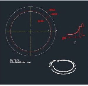 Trần tròn GRG B-15# – hoàn thiện – Vô Cực GRG