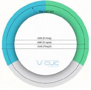 Trần tròn GRG B-6# – hoàn thiện – Vô Cực GRG