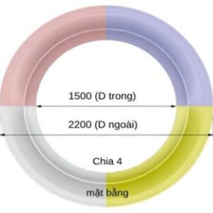 Trần tròn GRG E-4# – hoàn thiện – Vô Cực GRG