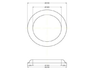 Vòm cong GRG D-1# – hoàn thiện – Vô Cực GRG